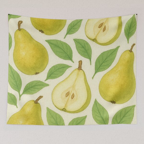 Item preview, Abate Fetel Pear watercolor pattern textured paper designed and sold by cutsypatterns.