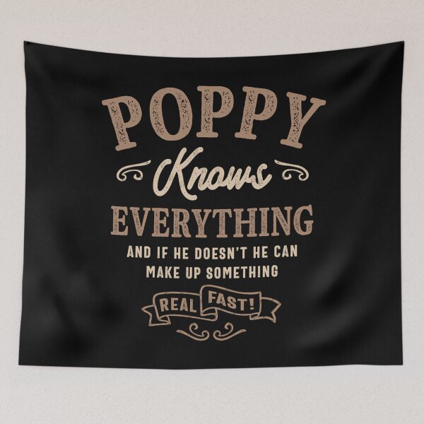 Item preview, Mens Poppy Knows Everything Funny Father'S Day designed and sold by deimanmsaitc.