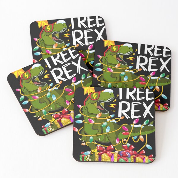 Item preview, Christmas Tree Rex Dinosaur Tangled In Xmas Lights Garland designed and sold by tarascykallalq.