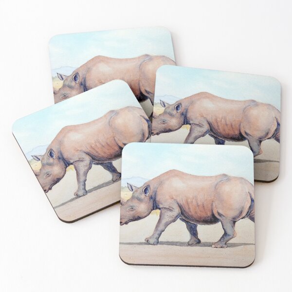 Item preview, Rhino Turning its Head designed and sold by Gregory Pastoll.