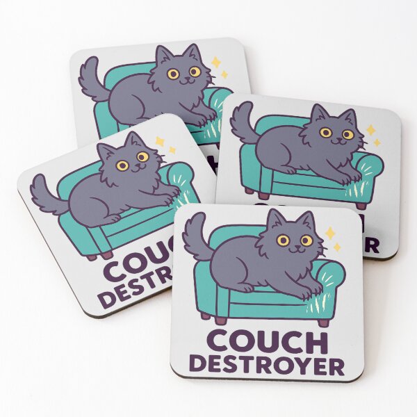 Item preview, Couch Destroyer – Funny Cat Scratching Sofa designed and sold by wwshd.