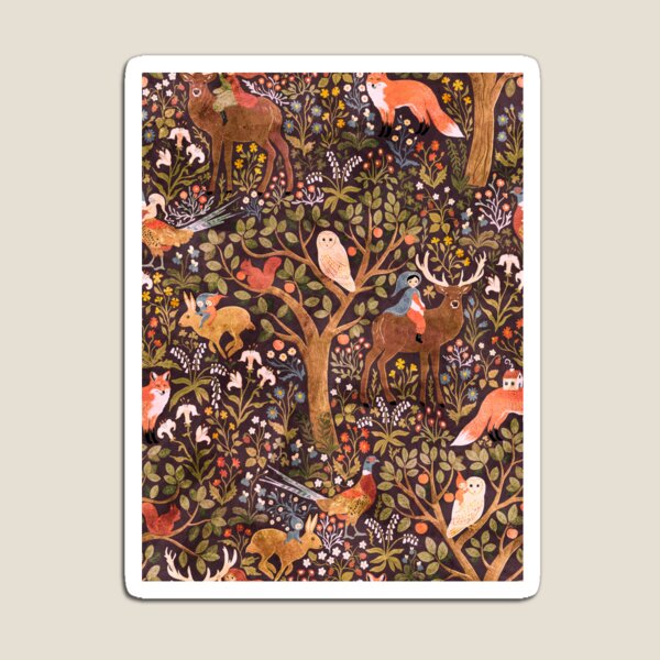 Item preview, Whimsical Garden Tapestry designed and sold by Gaia Marfurt.