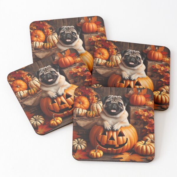 Item preview, Pug in a pumpkin  designed and sold by netz28.