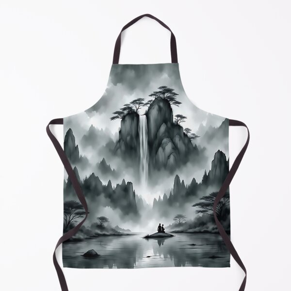 Item preview, Mystical Waterfall – Black Ink Art designed and sold by Salimgor Hangaround Music.