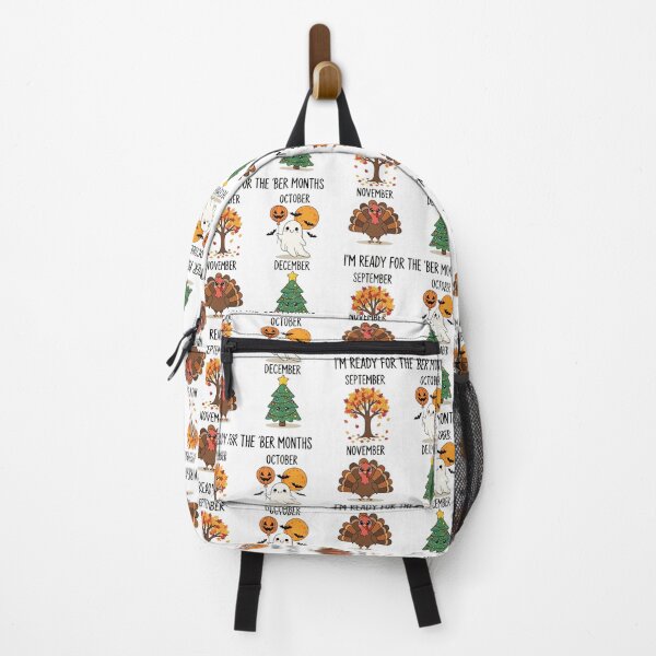Item preview, I’m Ready for the ’Ber Months – Cute Fall Halloween Thanksgiving Christmas Design Description: designed and sold by GracefulPODshop.