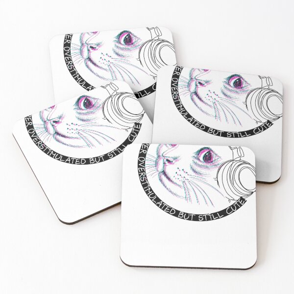 Item preview, Overstimulated but Still Cute designed and sold by UnmaskingNeurodiversity.