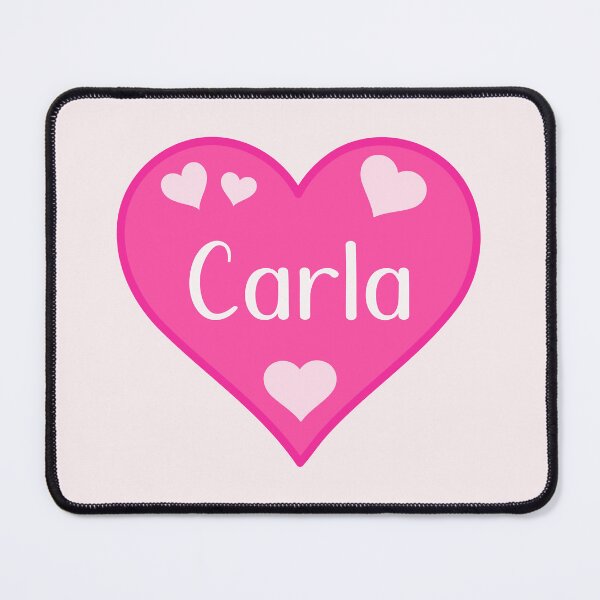 Item preview, Carla Name Pink Heart designed and sold by Jeallan Designs.
