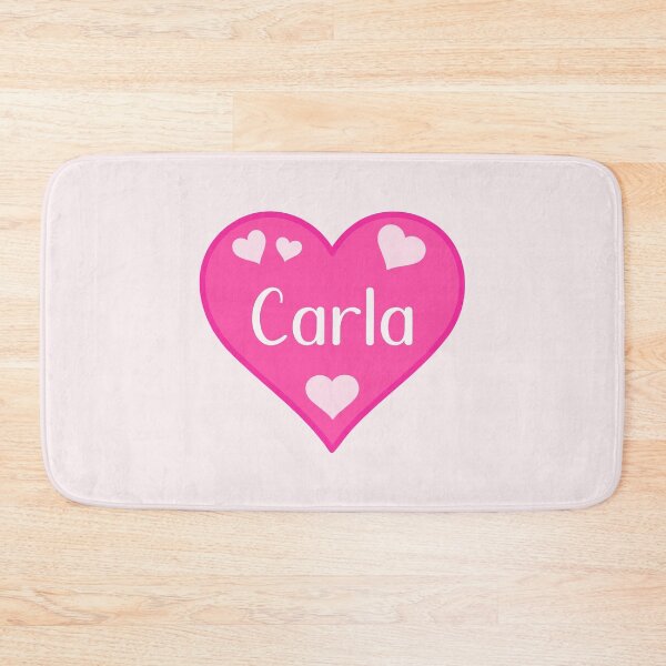 Item preview, Carla Name Pink Heart  designed and sold by Jeallan Designs.