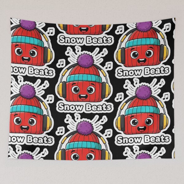 Item preview, Red Hat Character Bringing Fun Winter Vibes designed and sold by SplashTastic.