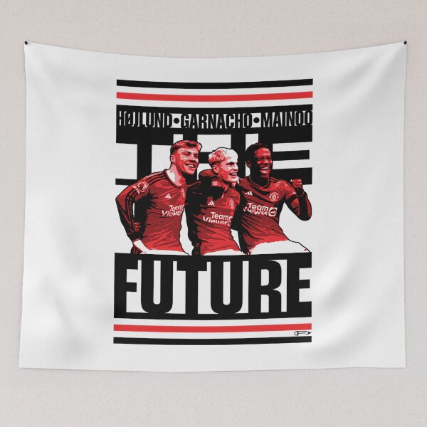 Item preview, The Future - Hojlund Garnacho Mainoo designed and sold by DovieSchmidt.