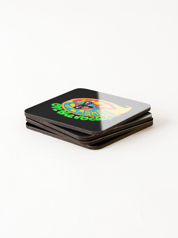 Thumbnail 4 of 5, Coasters (Set of 4), Hot Flashes On The Rocks designed and sold by RolandoElizo.