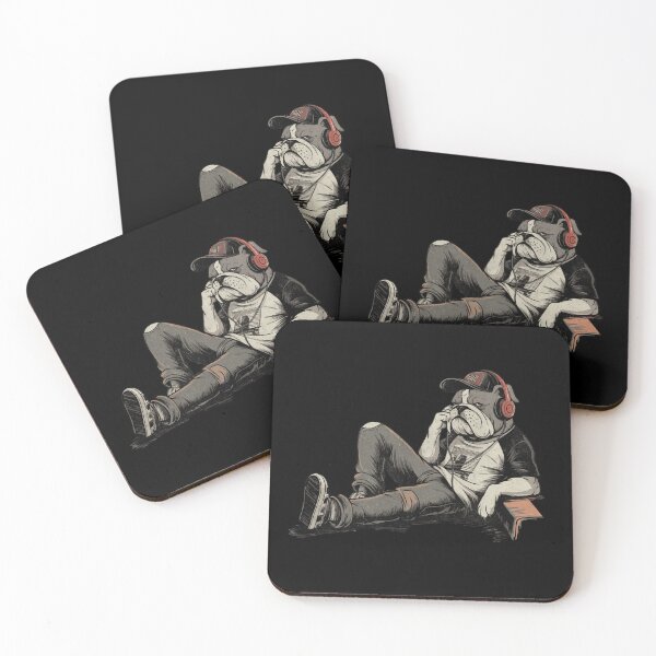 Item preview, Bulldog Urban Street Musician designed and sold by MintaApparel.