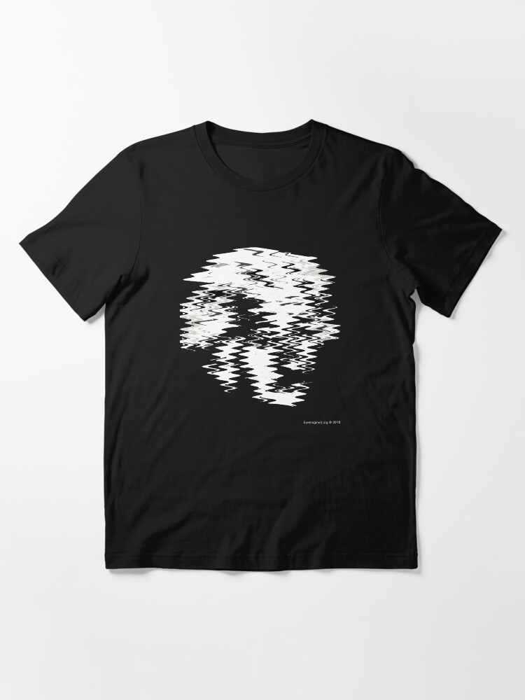 Alternate view of Einstein Waves Essential T-Shirt