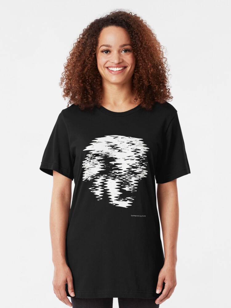 Alternate view of Einstein Waves Slim Fit T-Shirt