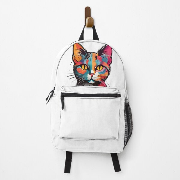 Item preview, colorful cat face designed and sold by shirtz4me.