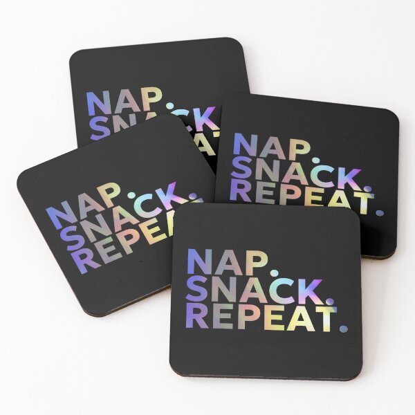 Item preview, Nap. Snack. Repeat. – Funny Self Care & Relaxation Design designed and sold by amishasofat.