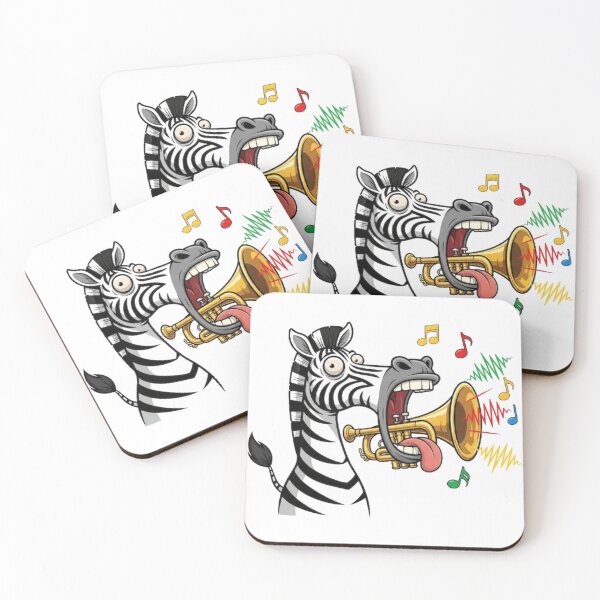 Item preview, Trumpetzebra – The Musical Zebra designed and sold by Lin's Art Lab.