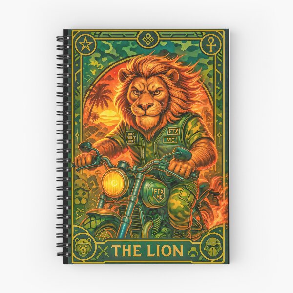 Item preview, The Lion Tarot Card – FTX MC Jungle Commander in Tactical Gear designed and sold by Fresh-Threads-X.