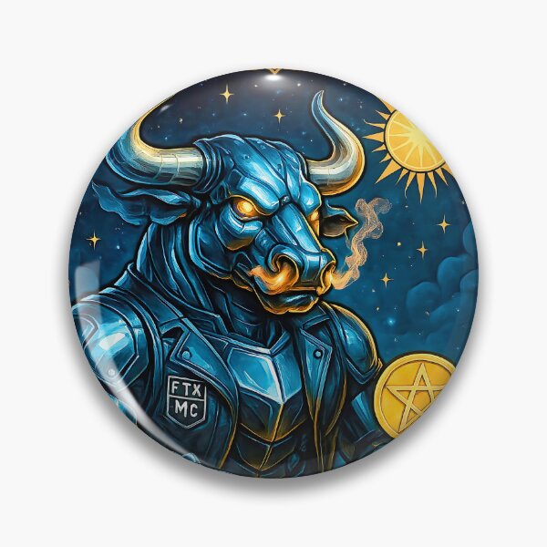 Item preview, The Bull Tarot Card – FTX MC Cyber Juggernaut Warrior Art designed and sold by Fresh-Threads-X.