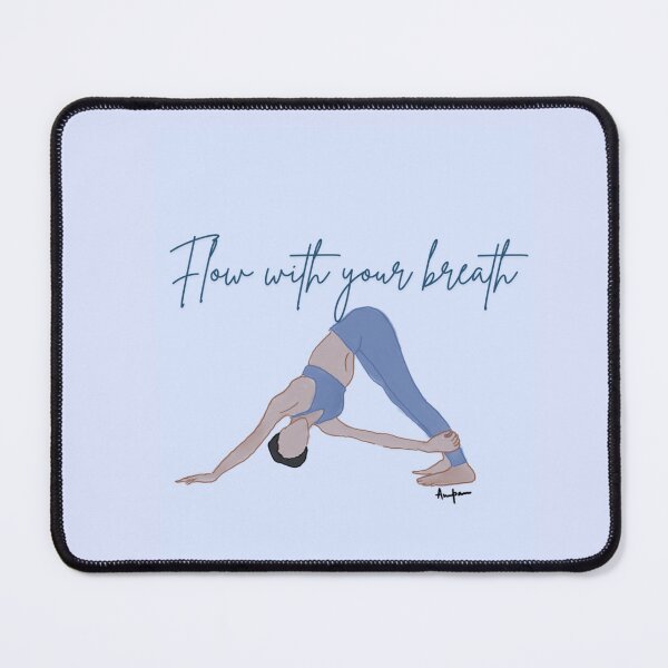 Item preview, Flow With Your Breath – Yoga & Mindful Movement Art designed and sold by drdoodle92 Art.