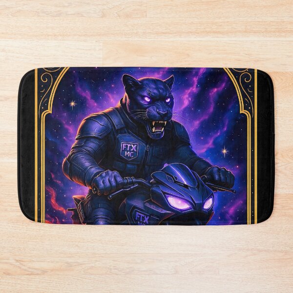Item preview, The Panther Tarot Card – FTX MC Jungle Shadow Biker Art designed and sold by Fresh-Threads-X.