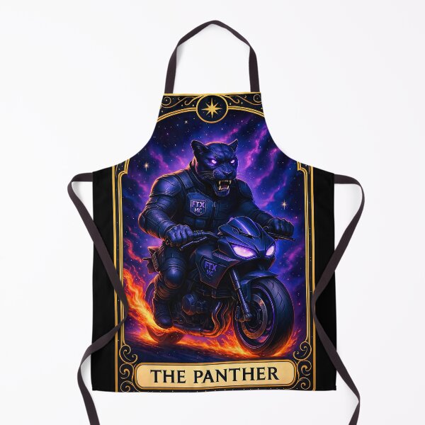 Item preview, The Panther Tarot Card – FTX MC Jungle Shadow Biker Art designed and sold by Fresh-Threads-X.