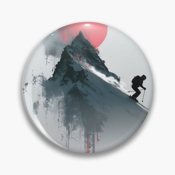 Item preview, Skier | Abstract Vibrance designed and sold by AJ Lab.