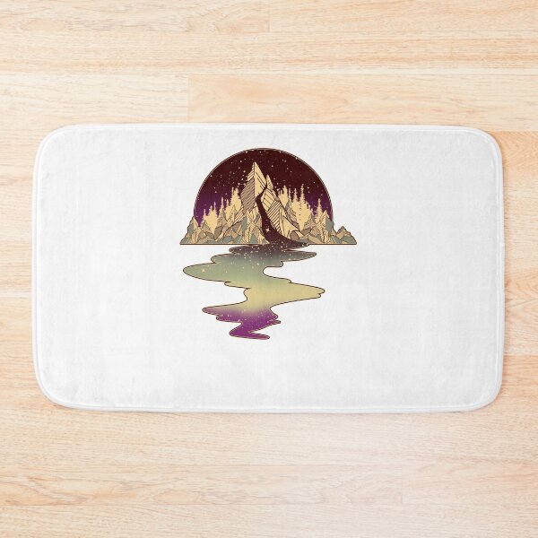 Item preview, Asexual Flag Mountain River designed and sold by CatrinHiller.