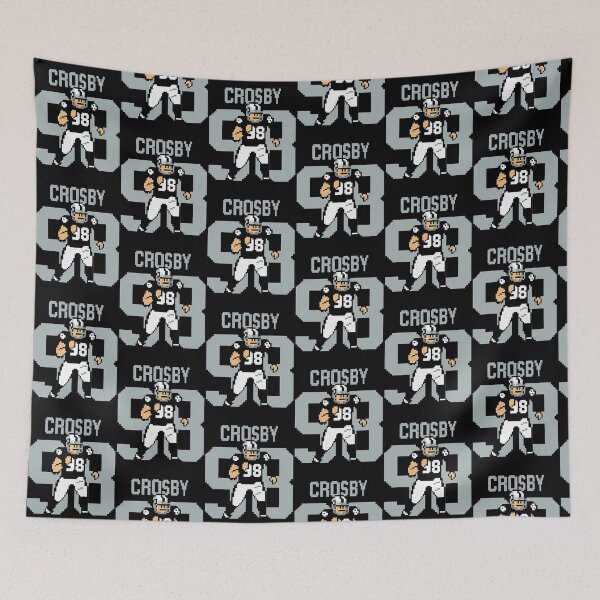 Item preview, Maxx Crosby Pixel Art Football Tribute In Silver And Black  designed and sold by MyArtYourWorld.