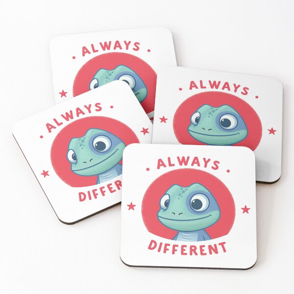 Item preview, Always Different Chameleon Sticker designed and sold by kacperartdesign.