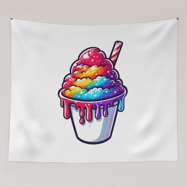 Item preview, Sweet Rainbow Snoball Colour designed and sold by PrintAtelier.