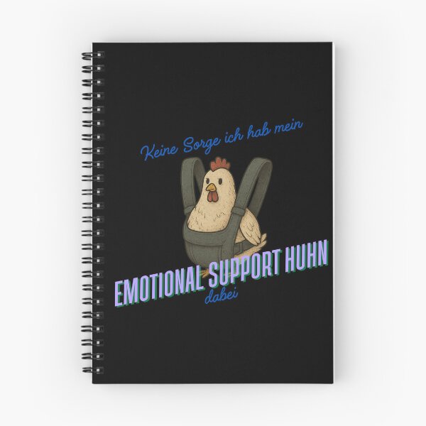 Item preview, Emotional Support Chicken designed and sold by Merch Happens.