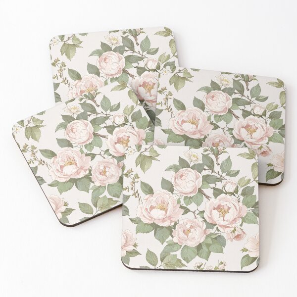 Item preview, Elegant Seamless Pattern of Delicate Pink Roses designed and sold by CoolPixels.