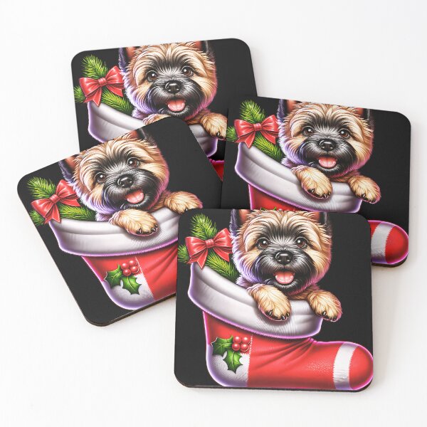 Artikelvorschau, Niedlicher Cairn Terrier Weihnachtsstrumpf entworfen und verkauft von dragunztlo.
