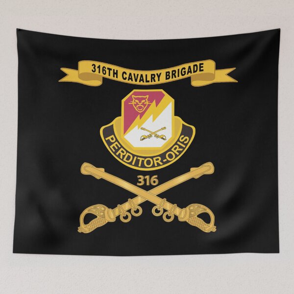 Item preview, Army  - 316th Cavalry Brigade - DUI w Number Br - Ribbon X 300 designed and sold by Military Insignia Products.