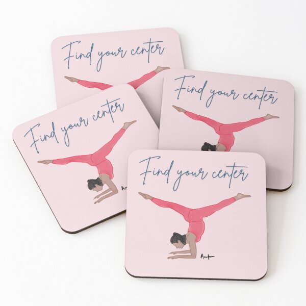 Item preview, Find Your Center – Yoga Balance & Focus Illustration designed and sold by drdoodle92 Art.
