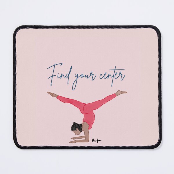 Item preview, Find Your Center – Yoga Balance & Focus Illustration designed and sold by drdoodle92 Art.
