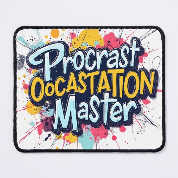 Item preview, Procrastination Master | Funny Lazy Meme designed and sold by LR Vibe Studio.