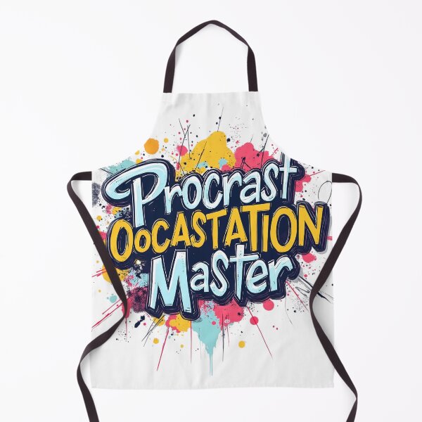 Item preview, Procrastination Master | Funny Lazy Meme designed and sold by LR Vibe Studio.