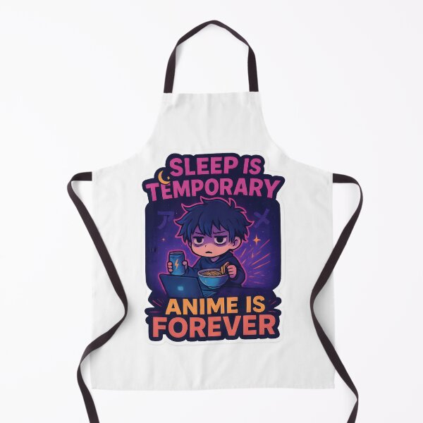 Item preview, Sleep is Temporary, Anime is Forever – Chibi Anime Sticker | Shounen Aesthetic designed and sold by OsasChild.
