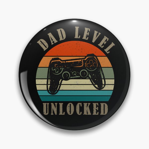 Item preview, Dad Level Unlocked Vintage designed and sold by dragunztlo.