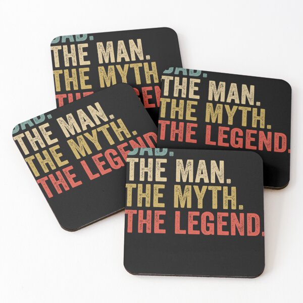 Item preview, Dad The Man The Myth The Legend Retro Fathers Day designed and sold by dragunztlo.