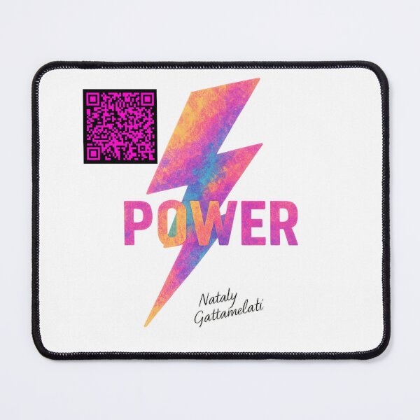 Item preview, Neon Lightning Bolt Power Energy Art designed and sold by natalygattamelati.