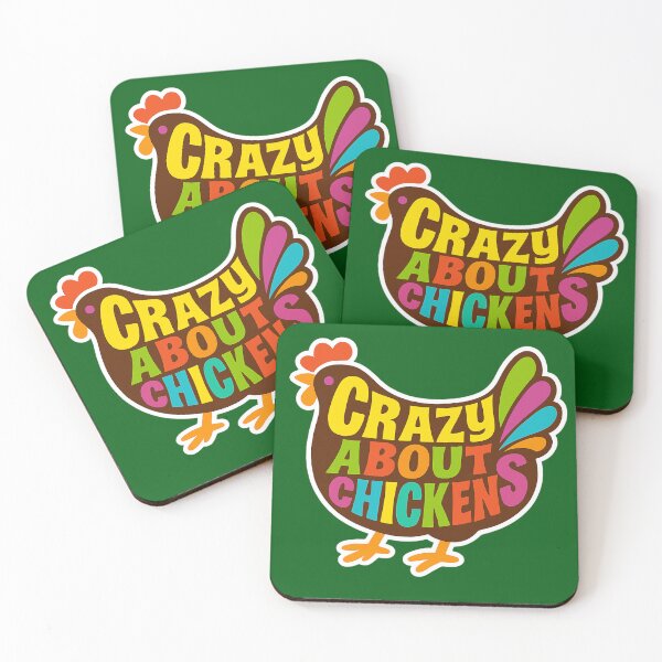 Item preview, Crazy About Chickens - Quirky Farm Art designed and sold by AnTartstudios.
