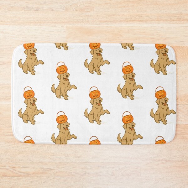 Item preview, Golden Retriever with Pumpkin Bucket Hat designed and sold by Flying Doggo.