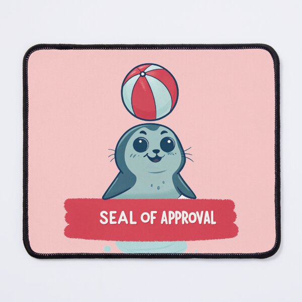 Item preview, Seal of Approval Cute Seal Sticker designed and sold by kacperartdesign.
