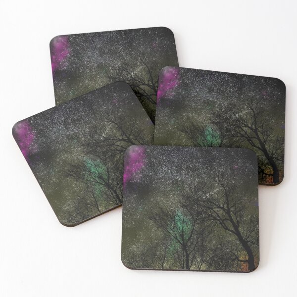 Item preview, Forest at Night with extra stars designed and sold by Moon-LightTree.