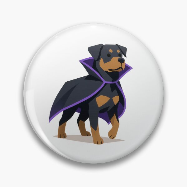 Item preview, Rottweiler in Vampire Cape Illustration designed and sold by Flying Doggo.