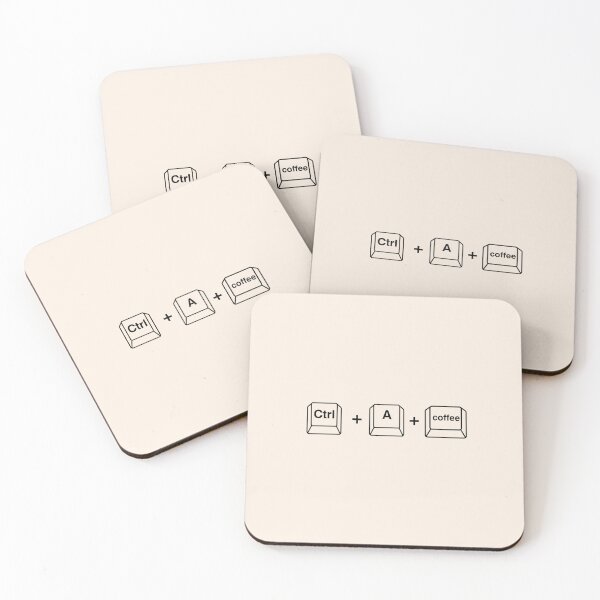Item preview, Ctrl + A Coffee – Select all the caffeine designed and sold by QuotesPrints.