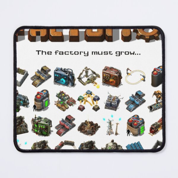 Item preview, Factorio The Factory Must Grow... designed and sold by Anastaciotoy.